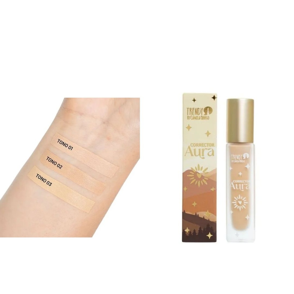 CORRECTOR DE OJERAS AURA TONO 01