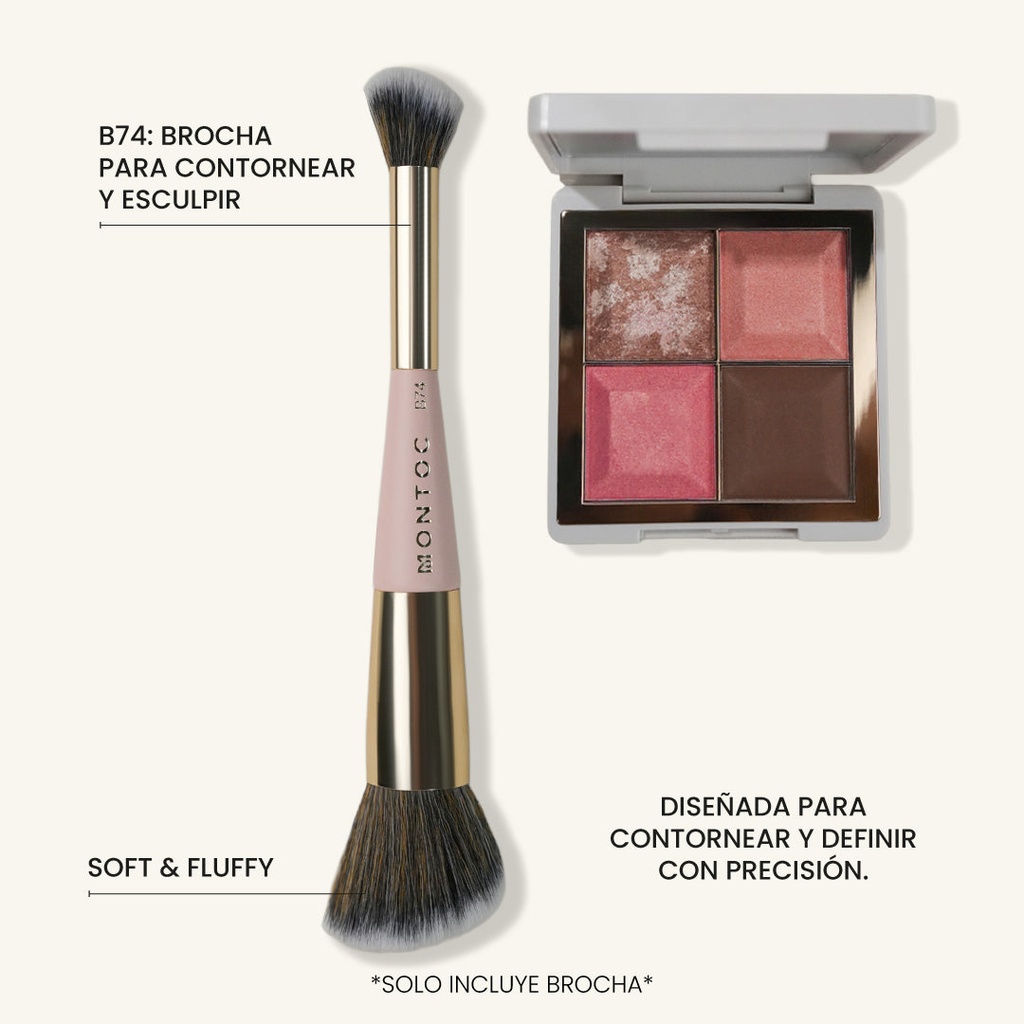 BROCHA DOBLE HUMIDE SCULPTING B74