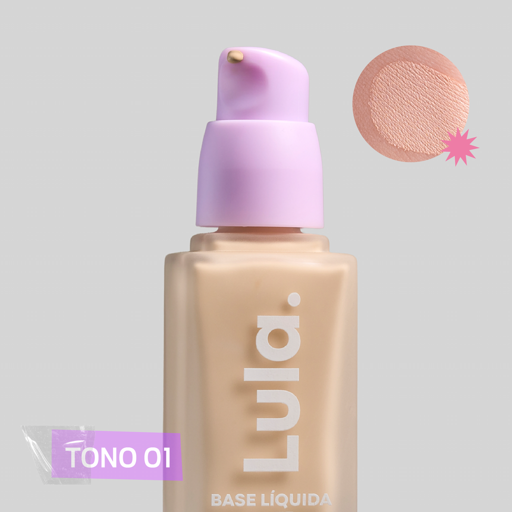 BASE LIQUIDA MATE TONO 01| LULA