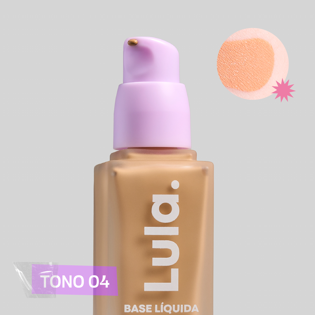 BASE LIQUIDA MATE TONO 04| LULA