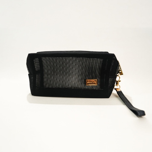 MN0158 COSMETIQUERA NYLON NEGRA