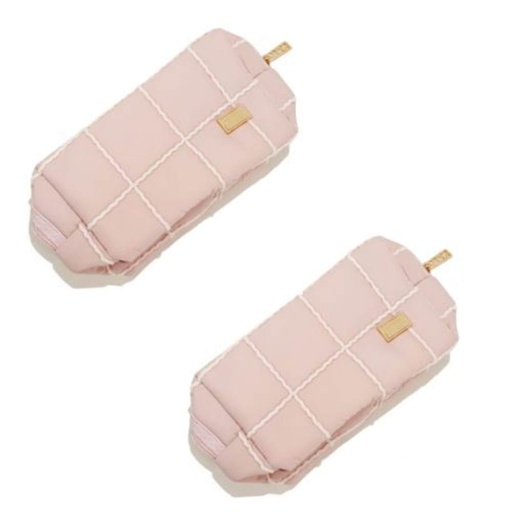 MN0161 COSMETIQUERA NYLON PALO DE ROSA