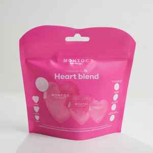 [736372979988] BORLAS CORAZON FUCSIA *3