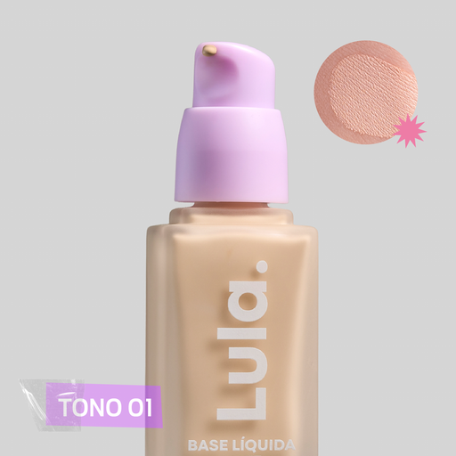 BASE LIQUIDA MATE TONO 01| LULA