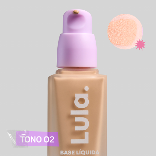 BASE LIQUIDA MATE TONO 02| LULA